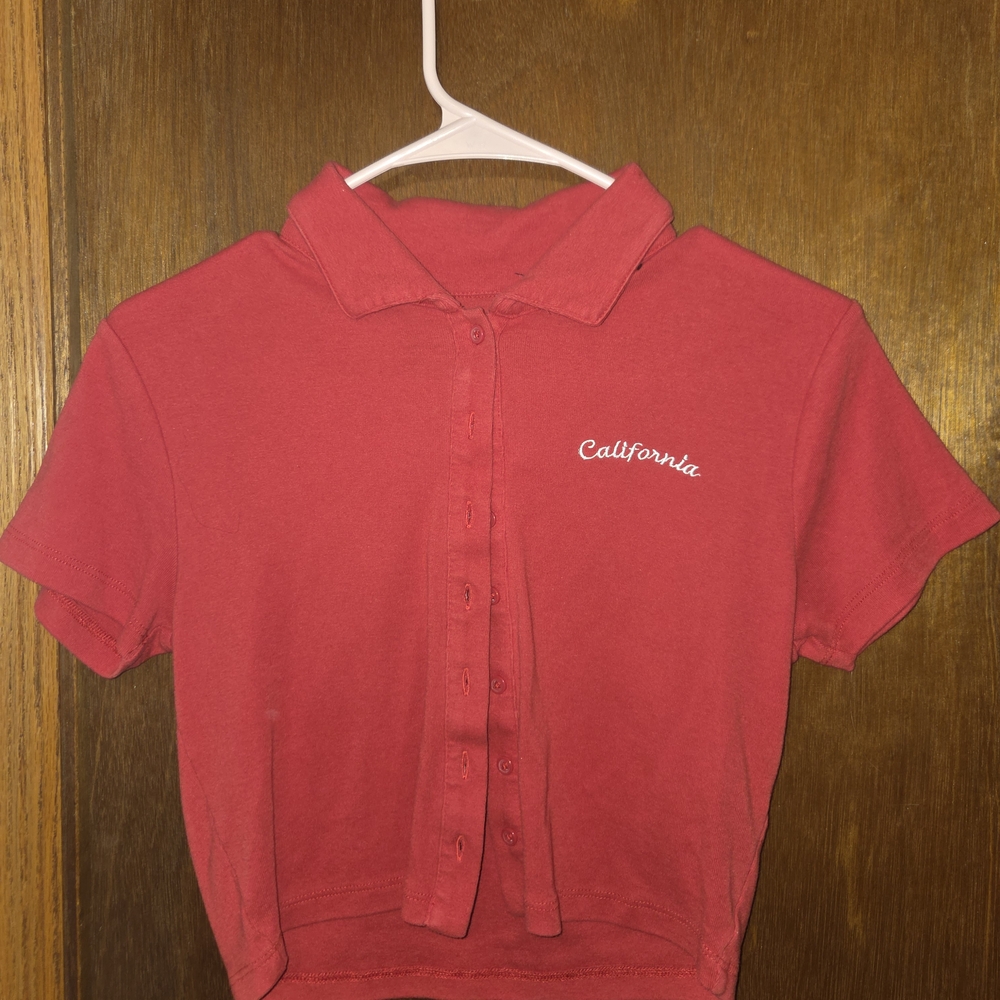 Forever 21 Red Crop Top